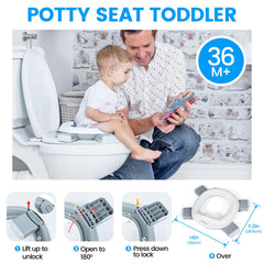Orzbow portable potty travel-bag included makes packing effortless.