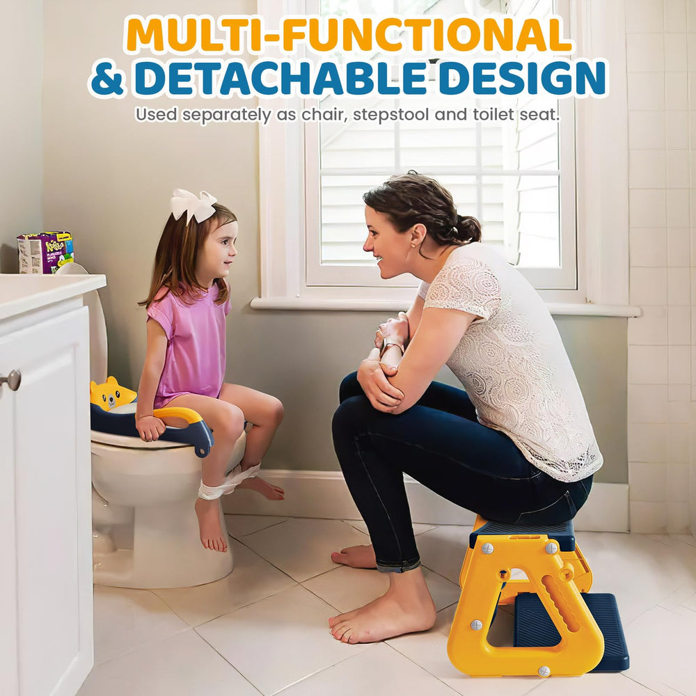 Orzbow potty seat PVC cushion offers soft, waterproof seating.