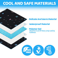 Orzbow waterproof liner shields seats from spills and crumbs during family trips.