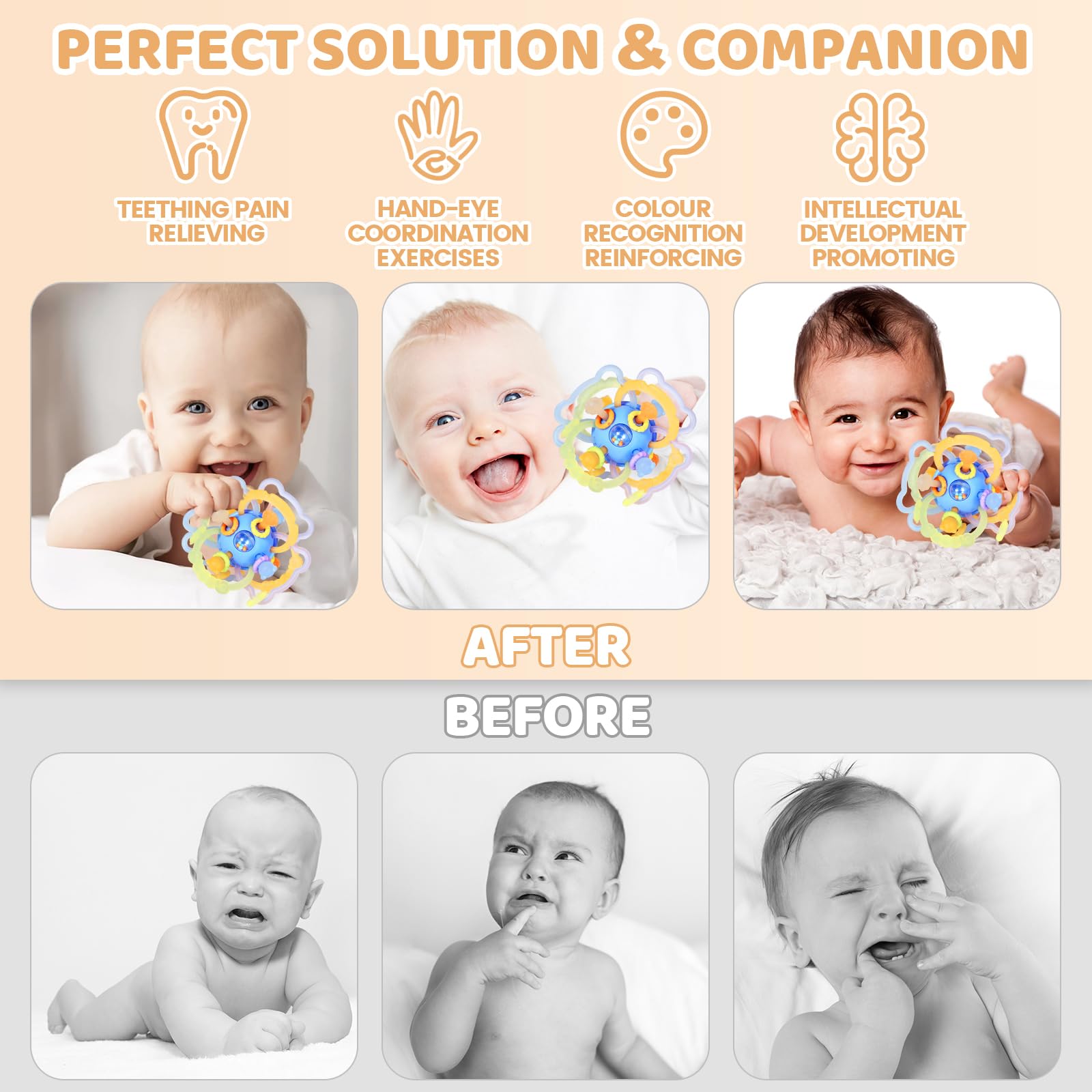 Orzbow thoughtful baby gift suitable for 3-12 month milestones.