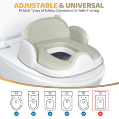 Orzbow toddler potty splash guard helps minimize mess during training