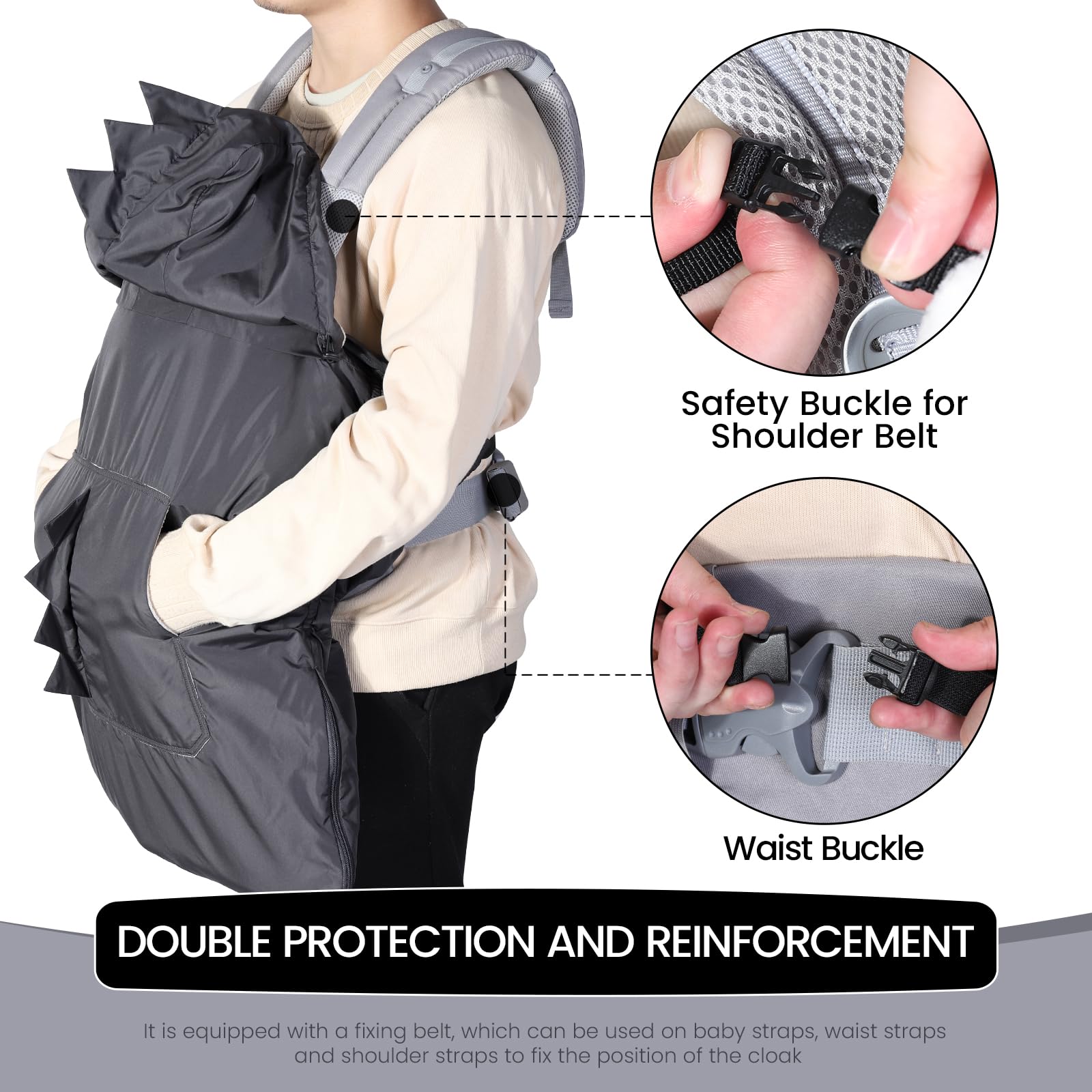 Orzbow universal 5-in-1 function cover: adapts to multiple carrier setups