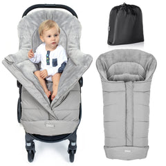 Orzbow universal stroller footmuff waterproof outer shields baby from rain and wind.