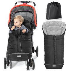 Orzbow Warm Bunting Bag universal-stroller-coverage keeps babies warm on cold strolls.