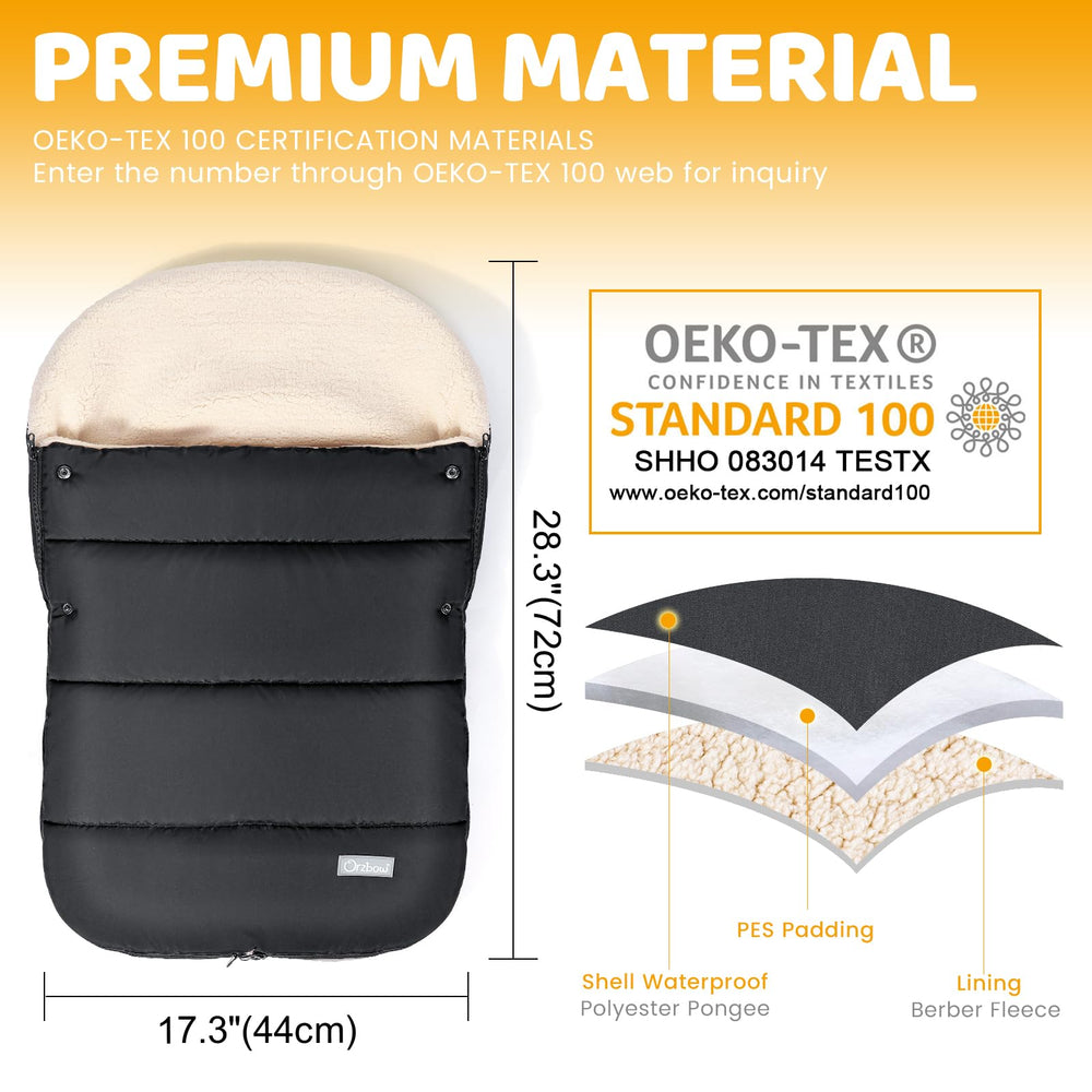 Orzbow water-resistant outer fabric emphasizes protection from rain and wind during trips