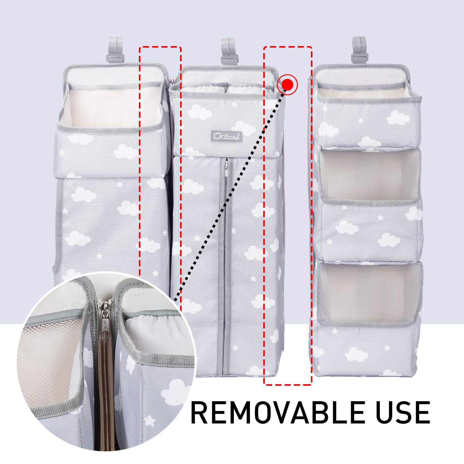 Orzbow waterproof Oxford fabric backboard demonstrates durability.