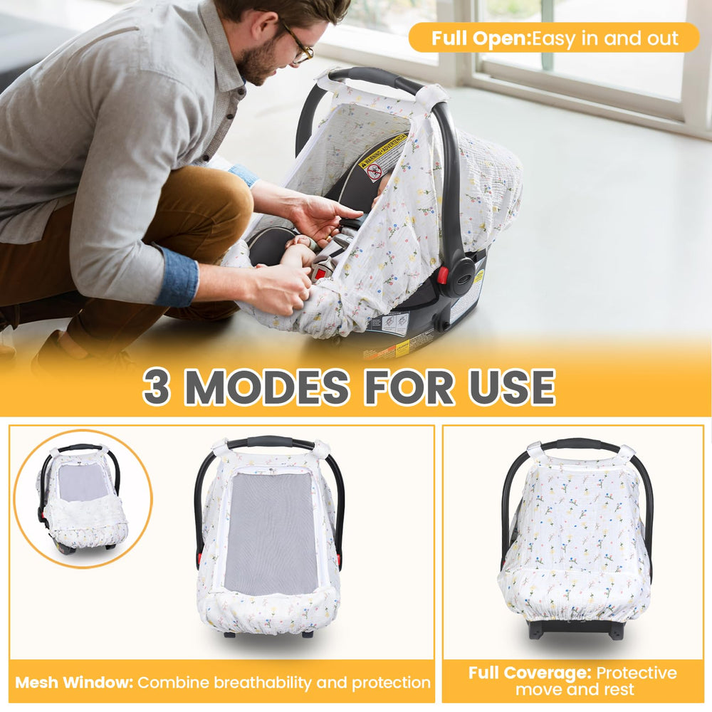 Orzbow wind dust sun protection keeps baby comfortable outdoors