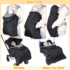 Orzbow Coral Fleece liner keeps the baby warm on cold days