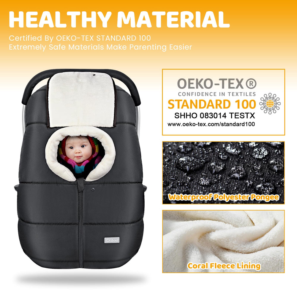 Orzbow Foldable design fits in a diaper bag for easy travel.