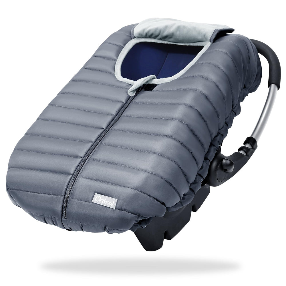 Orzbow Winter Car Seat Cover front view shows universal fit and snug warmth