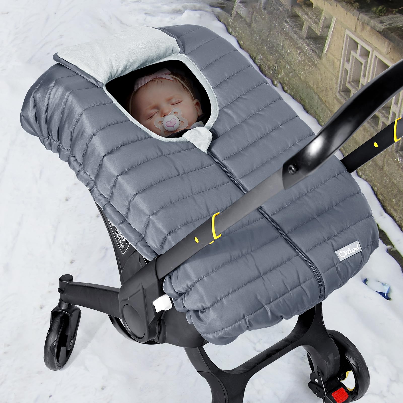 Orzbow Winter Car Seat Cover machine-washable care highlights simple cleaning