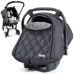 Orzbow Winter Carseat Cover shows soft velvet lining for cold commutes.