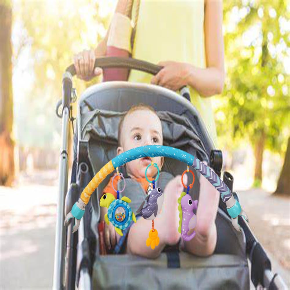 ORZIZRO adjustable clamps fit car seats and strollers for easy attachment