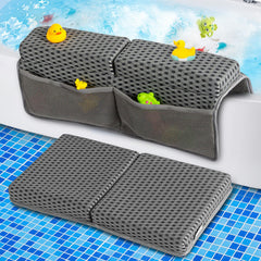 OS OMYSTYLE baby bath kneeler grey cushion for comfy bath time.