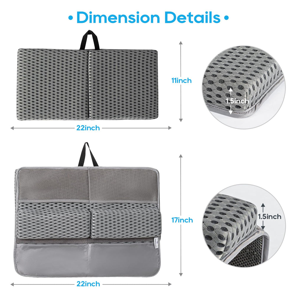 OS OMYSTYLE bath-toy organizer pockets keep essentials organized during baths.