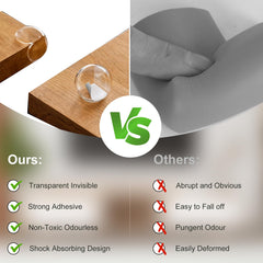Osareny spherical corner absorbs impact to cushion bumps
