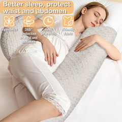 Oskeray pregnancy pillow adjustable structure for personalized back and hip support.