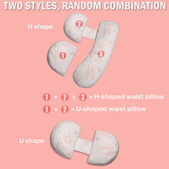 Oskeray pregnancy pillow hip-back-support highlights alignment-friendly support during side sleeping