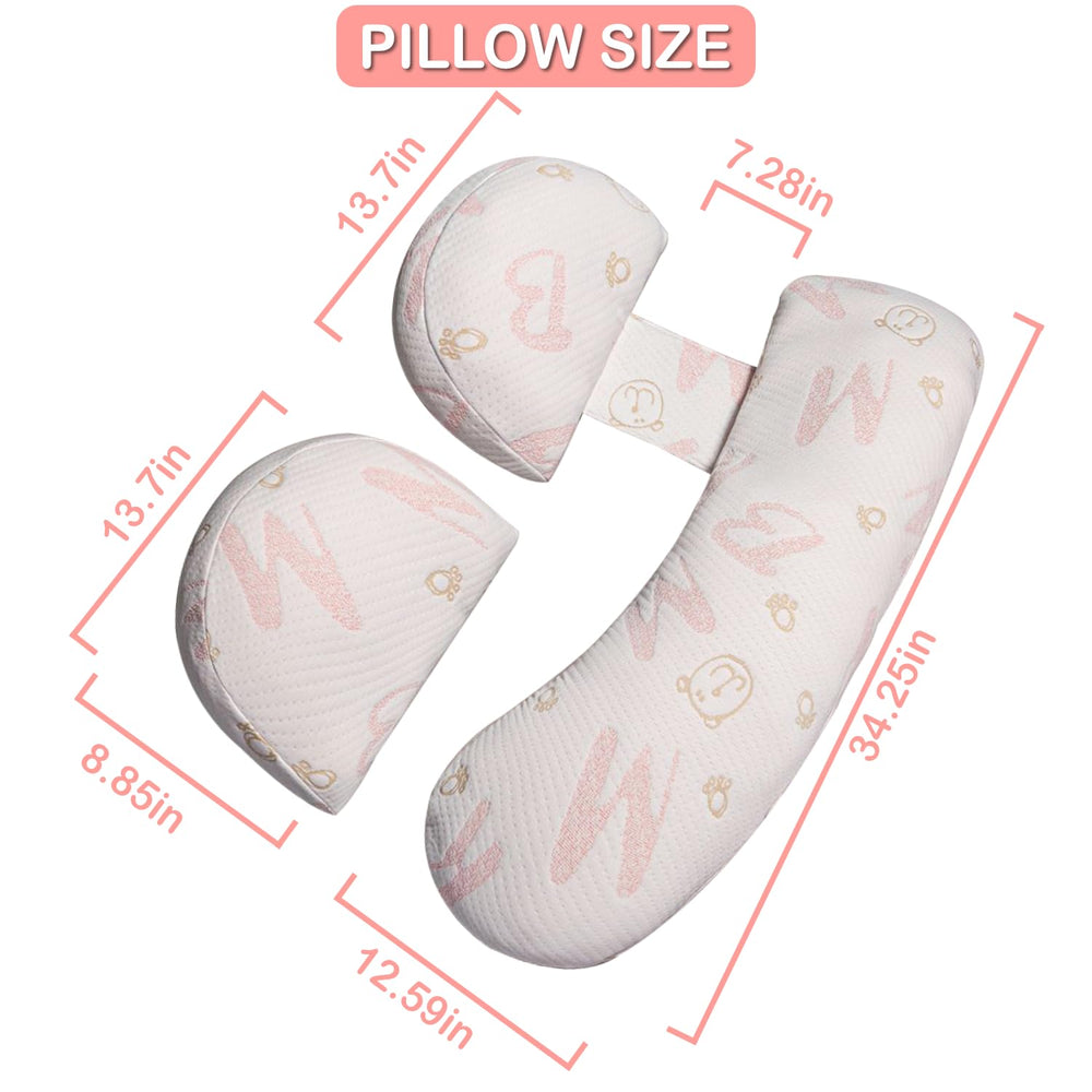 Oskeray pillow-nursing-relaxation view shows versatile use for lounging and postnatal care