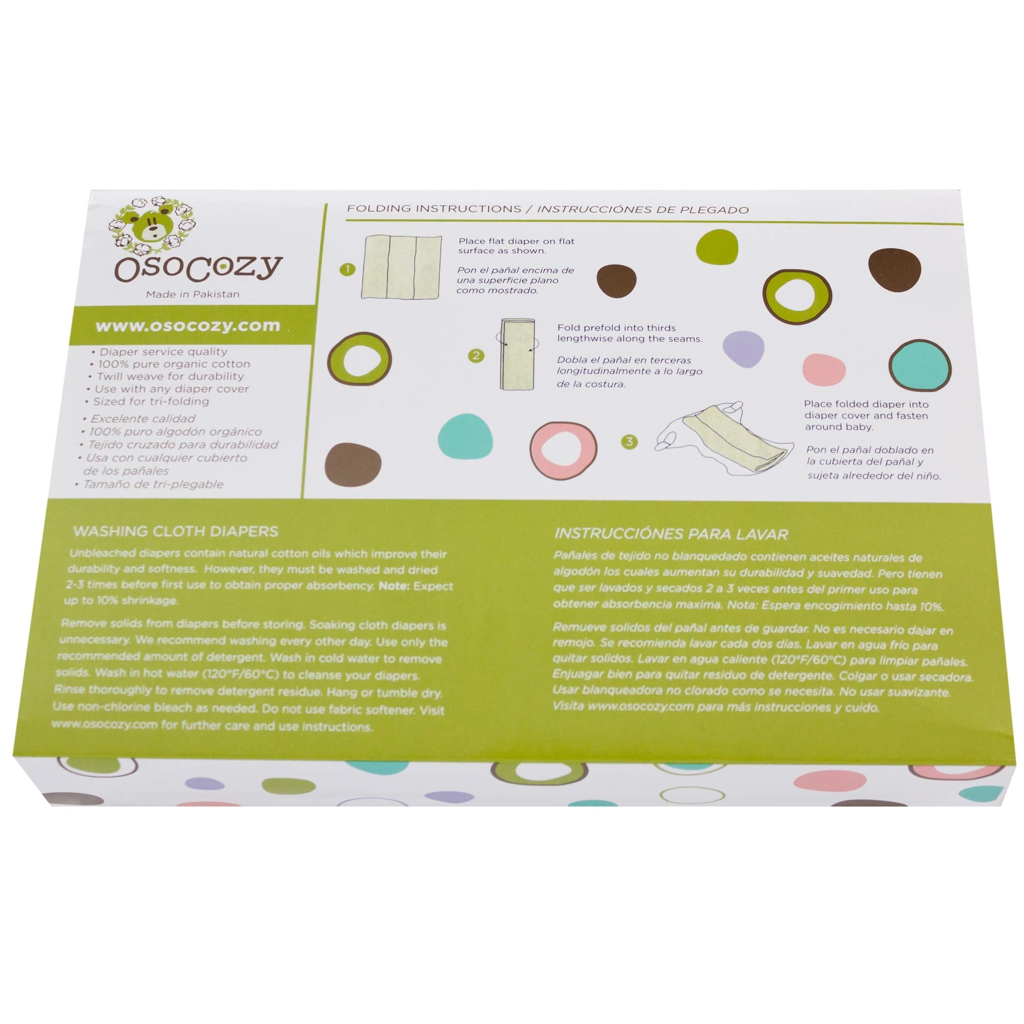 OsoCozy diaper-cover pairing supports economical, versatile diapering.
