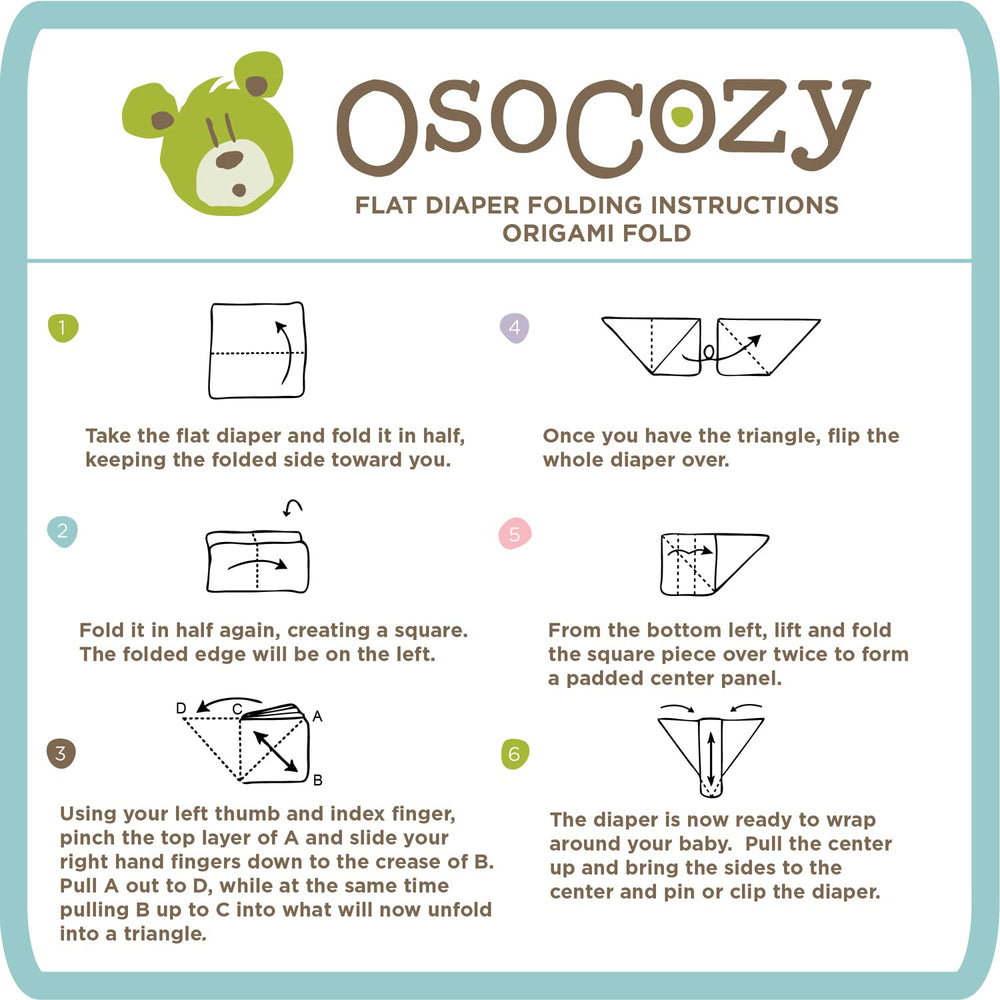 OsoCozy diapers ready for washing and drying.
