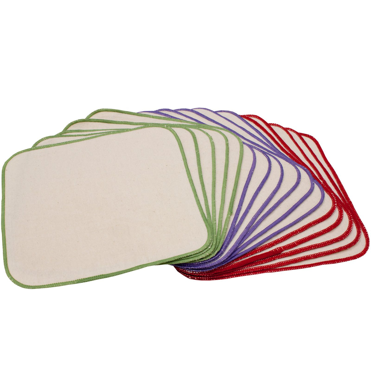 OsoCozy flannel wipes 15-pack ready for on-the-go cleanup.