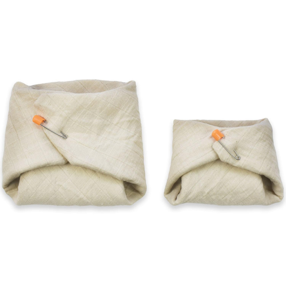 OsoCozy flats multipurpose use image shows burp cloth and diapering accessories