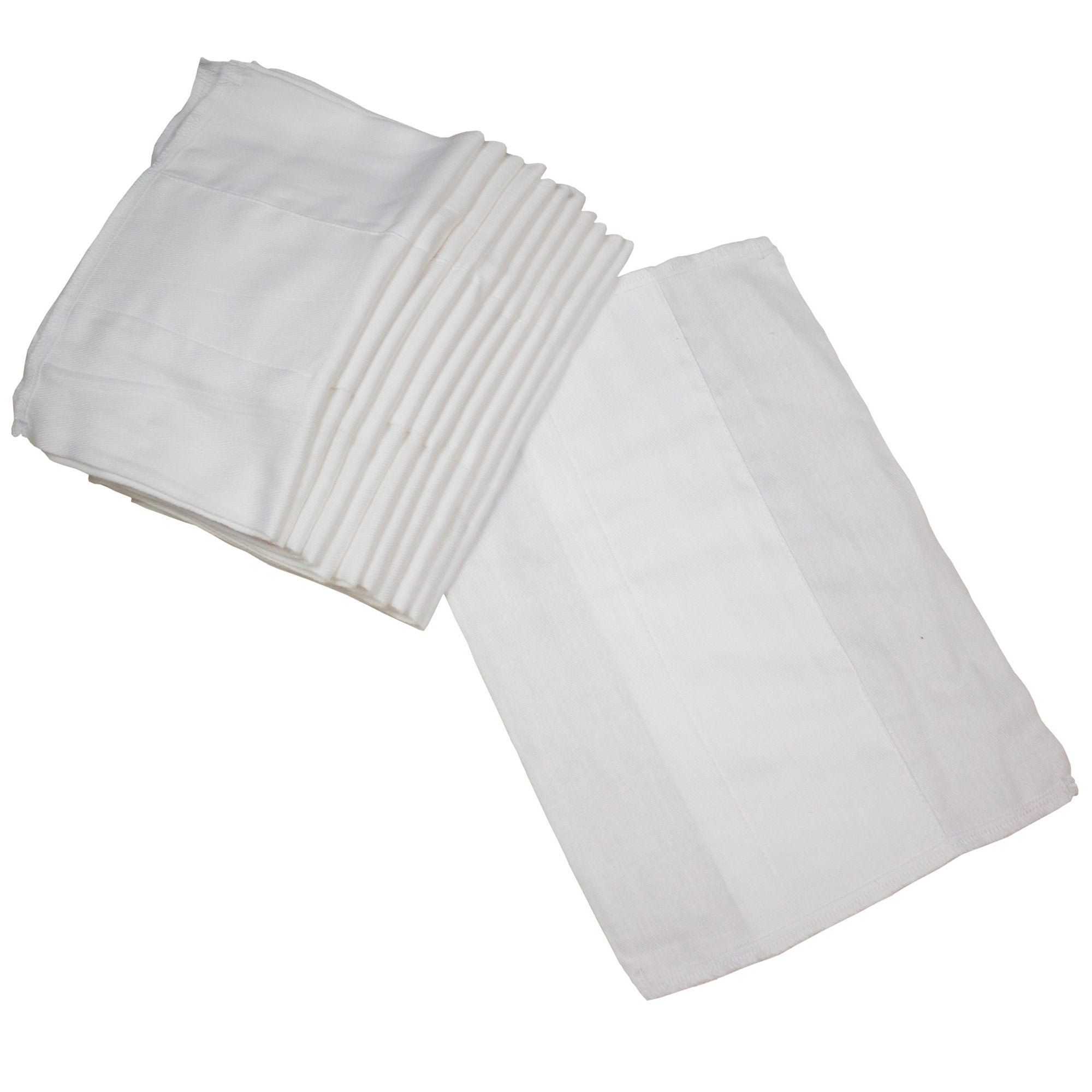OsoCozy Prefold Diapers cotton weave close-up—soft, durable fabric for everyday baby care.