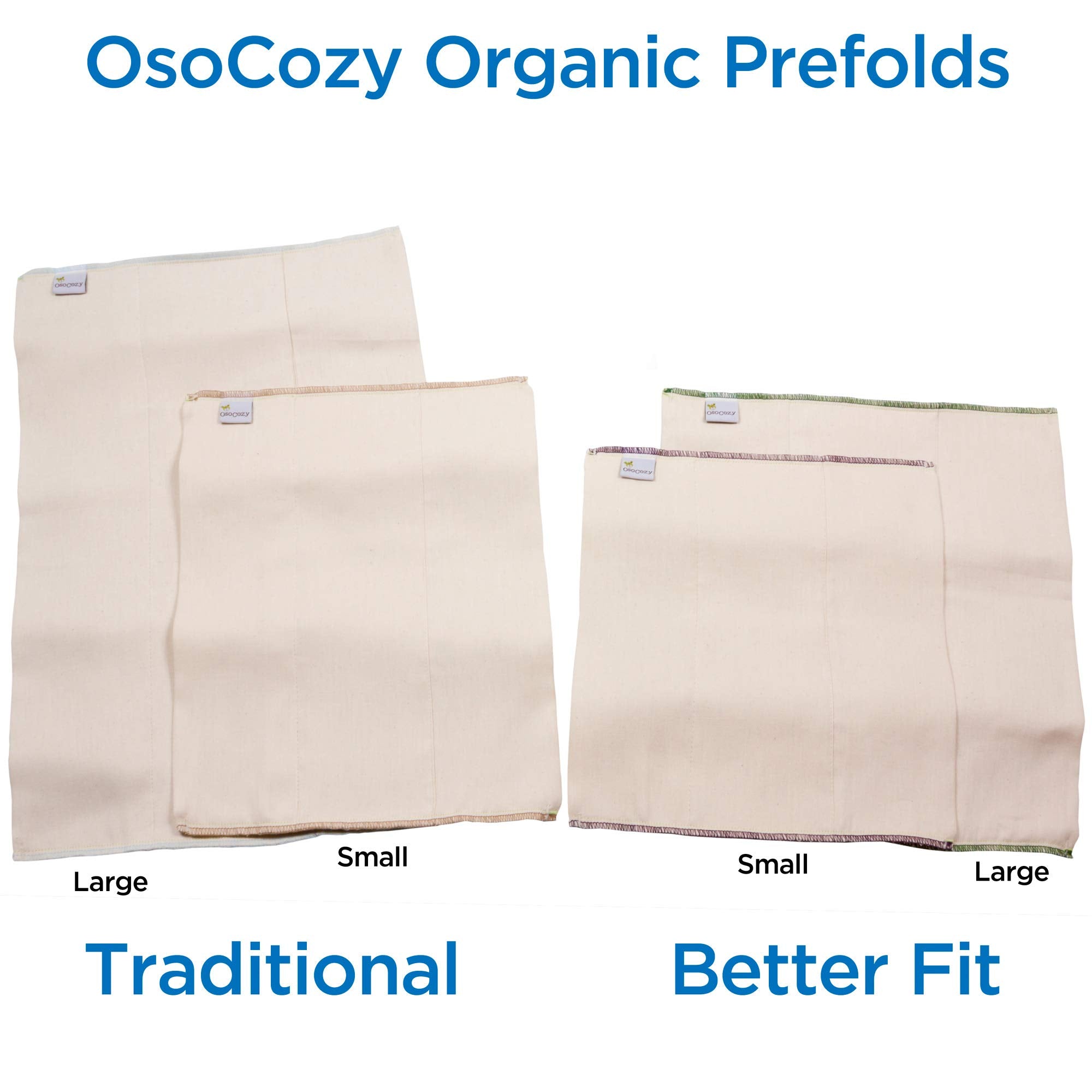OsoCozy prep guide shows hot-wash steps for best absorbency.