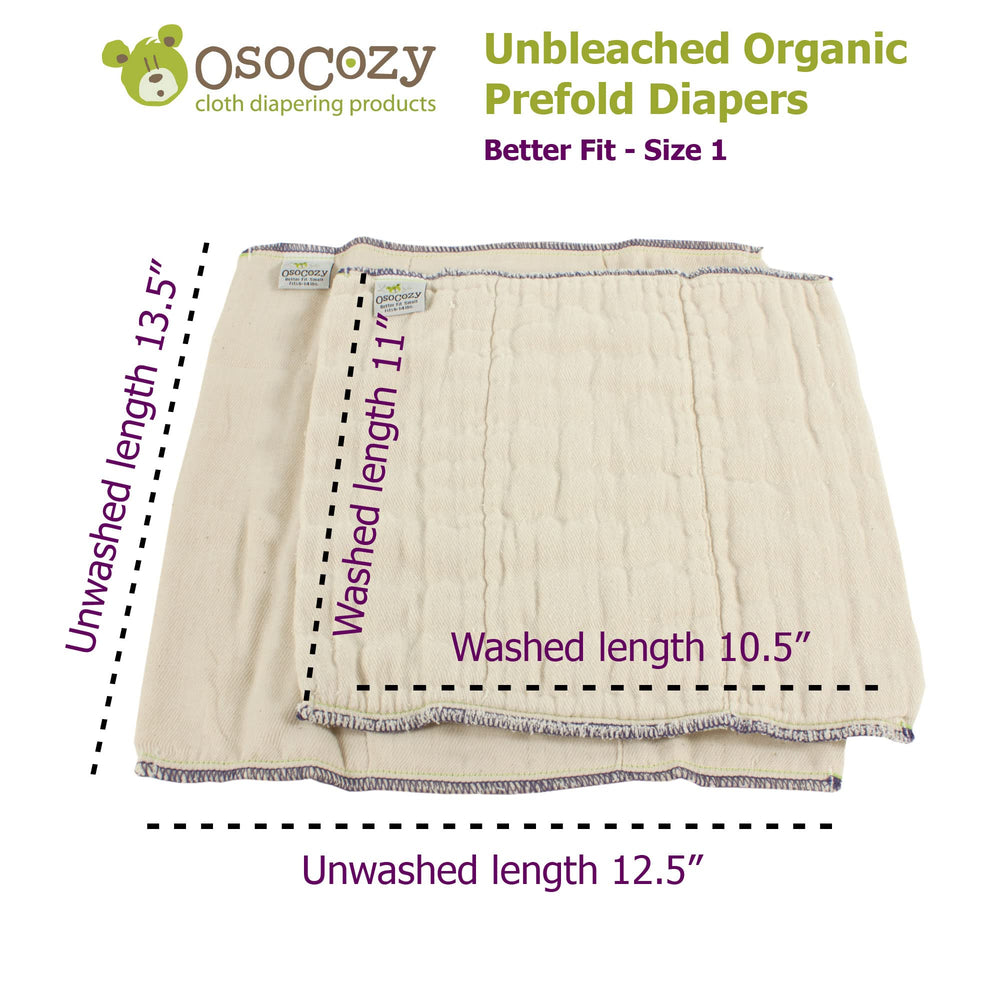 OsoCozy two-tone surge colors identify sizes at a glance.