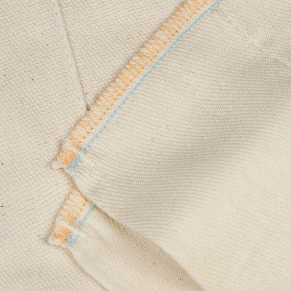 OsoCozy unbleached prefold diapers interior closeup reveals all-cotton layers for absorbency
