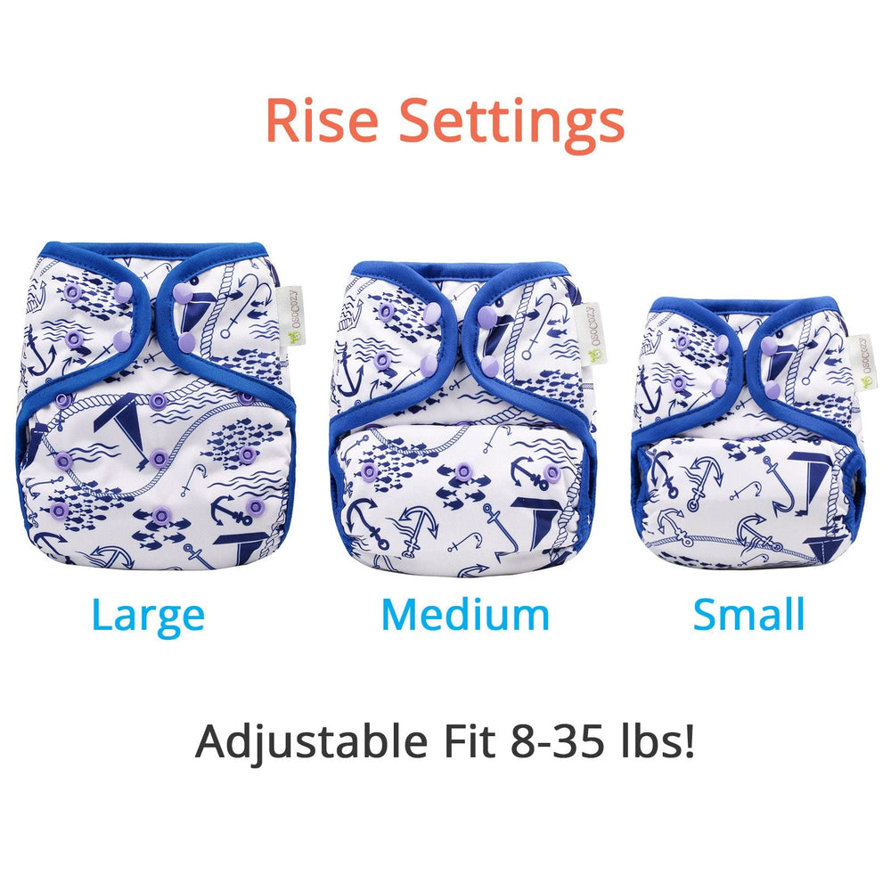 OsoCozy wipe-clean interior diaper cover reduces laundry
