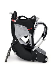Osprey Poco back panel Starry Black emphasizes breathable support for long treks.