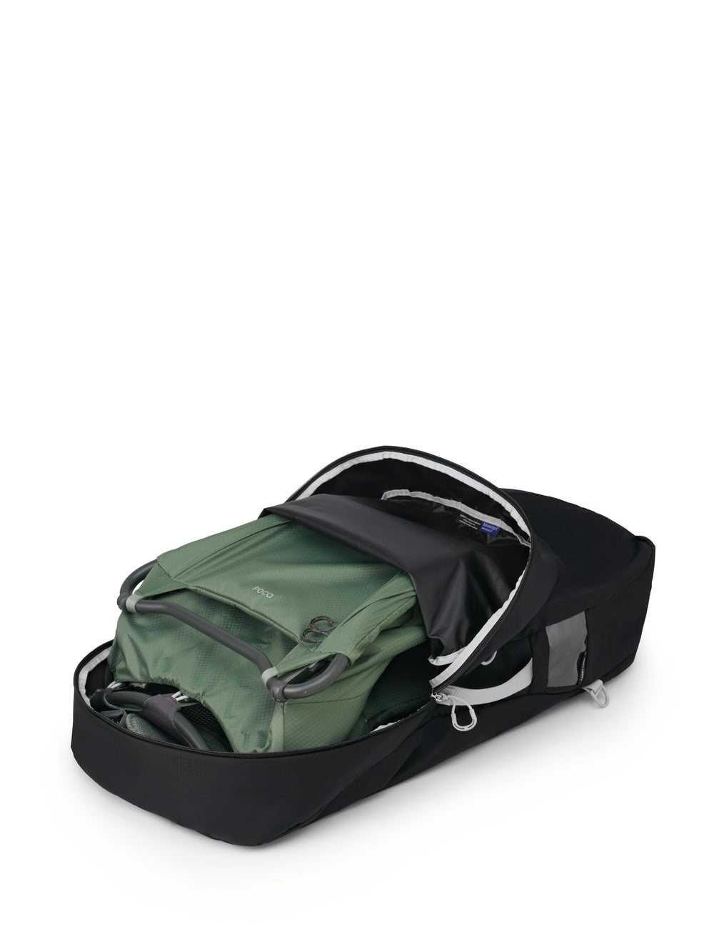 Osprey Poco Carry Case dimensions help plan travel storage in overhead compartments.