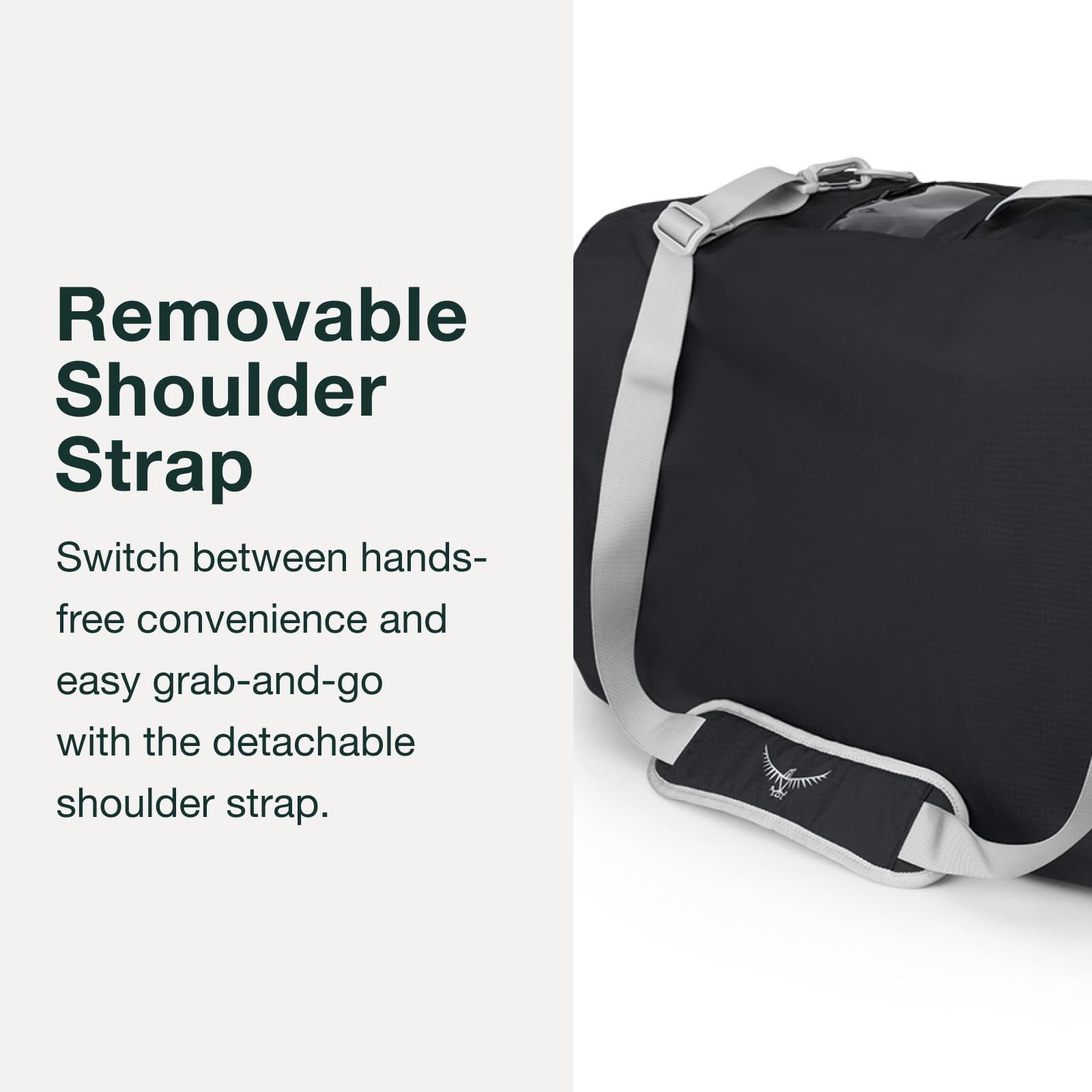 Osprey Poco Carry Case with lockable zippers for secure packing during transit.