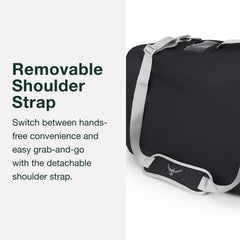 Osprey Poco Carry Case with lockable zippers for secure packing during transit.