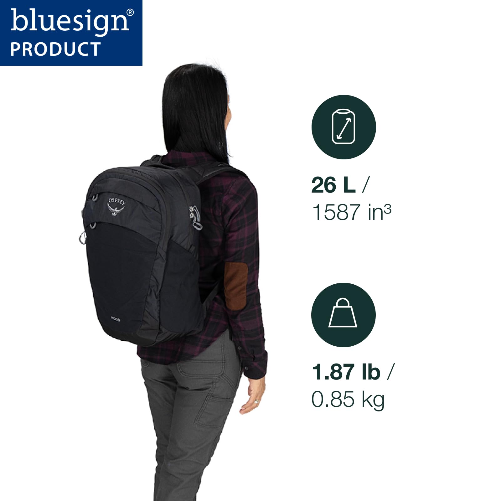 Osprey Poco Changing Backpack stroller attachment for hands-free transport