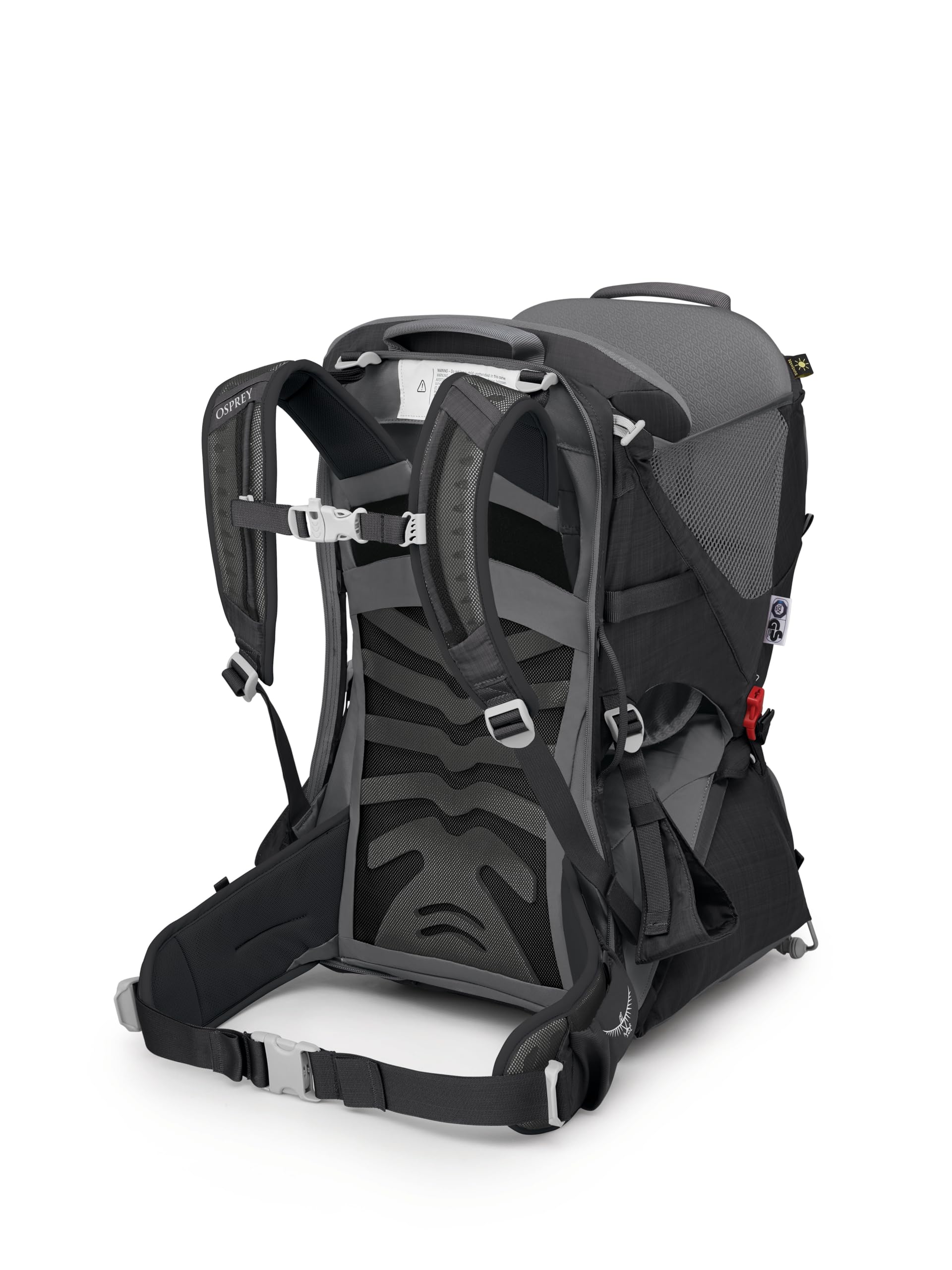 Osprey Poco LT ideal for daily walks through crowds and urban days.