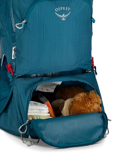 Osprey Poco SLT fold-and-lock frame enables quick setup.