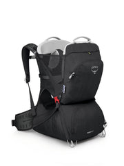 Osprey Poco SLT front-view worn for daily errands with toddler.