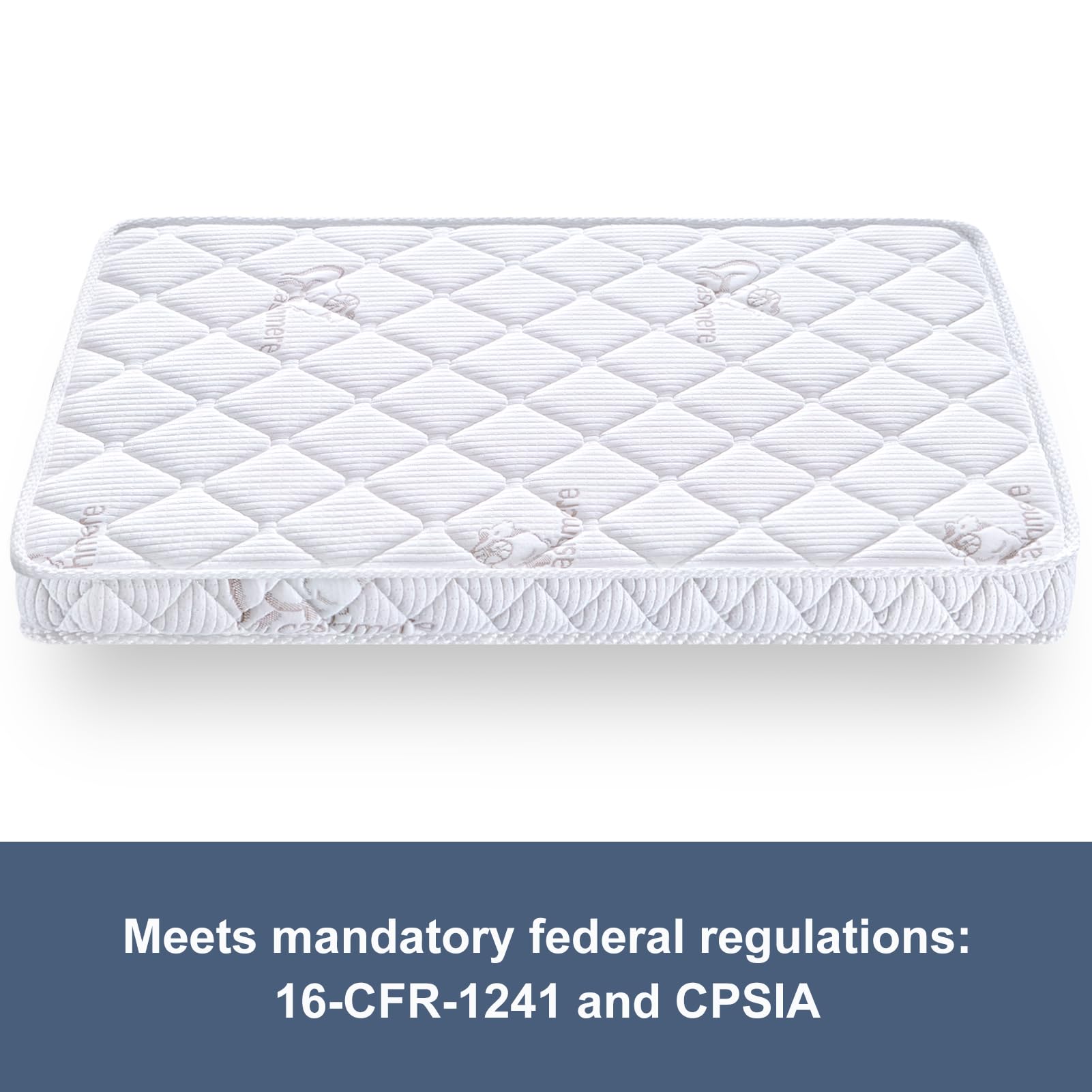 OSSERTSbearY high-density foam delivers firm support and quiet sleep