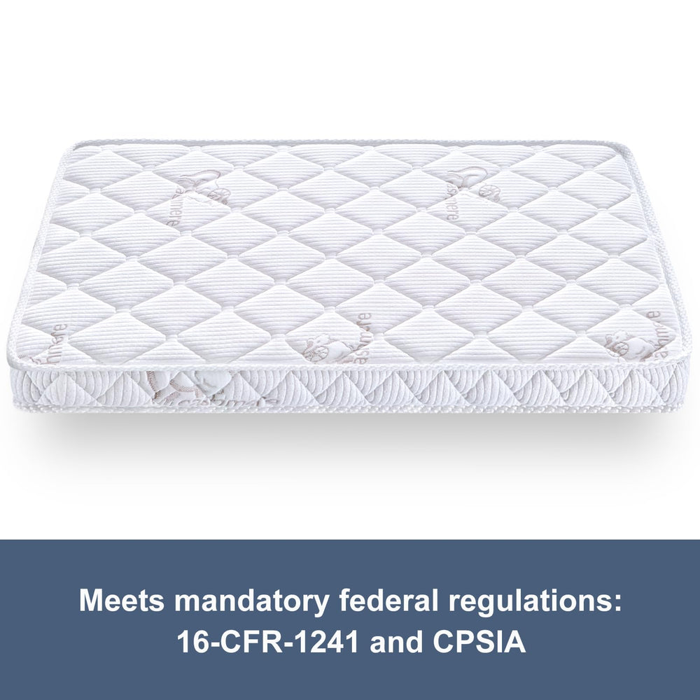 OSSERTSbearY high-density foam delivers firm support and quiet sleep