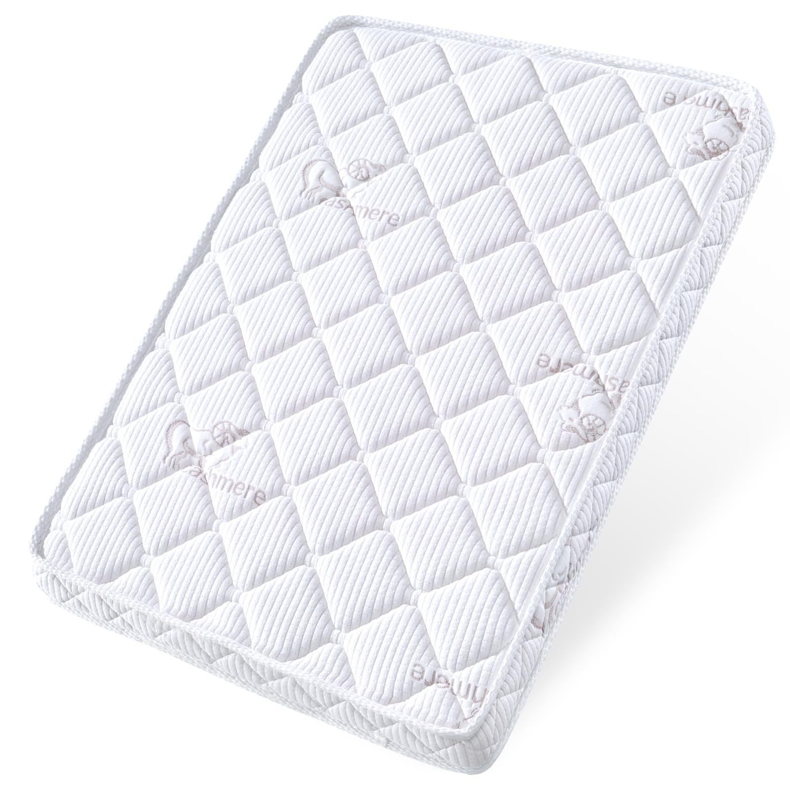 OSSERTSbearY pack-and-play mattress setup shows snug 38x26 fit for safe play yards