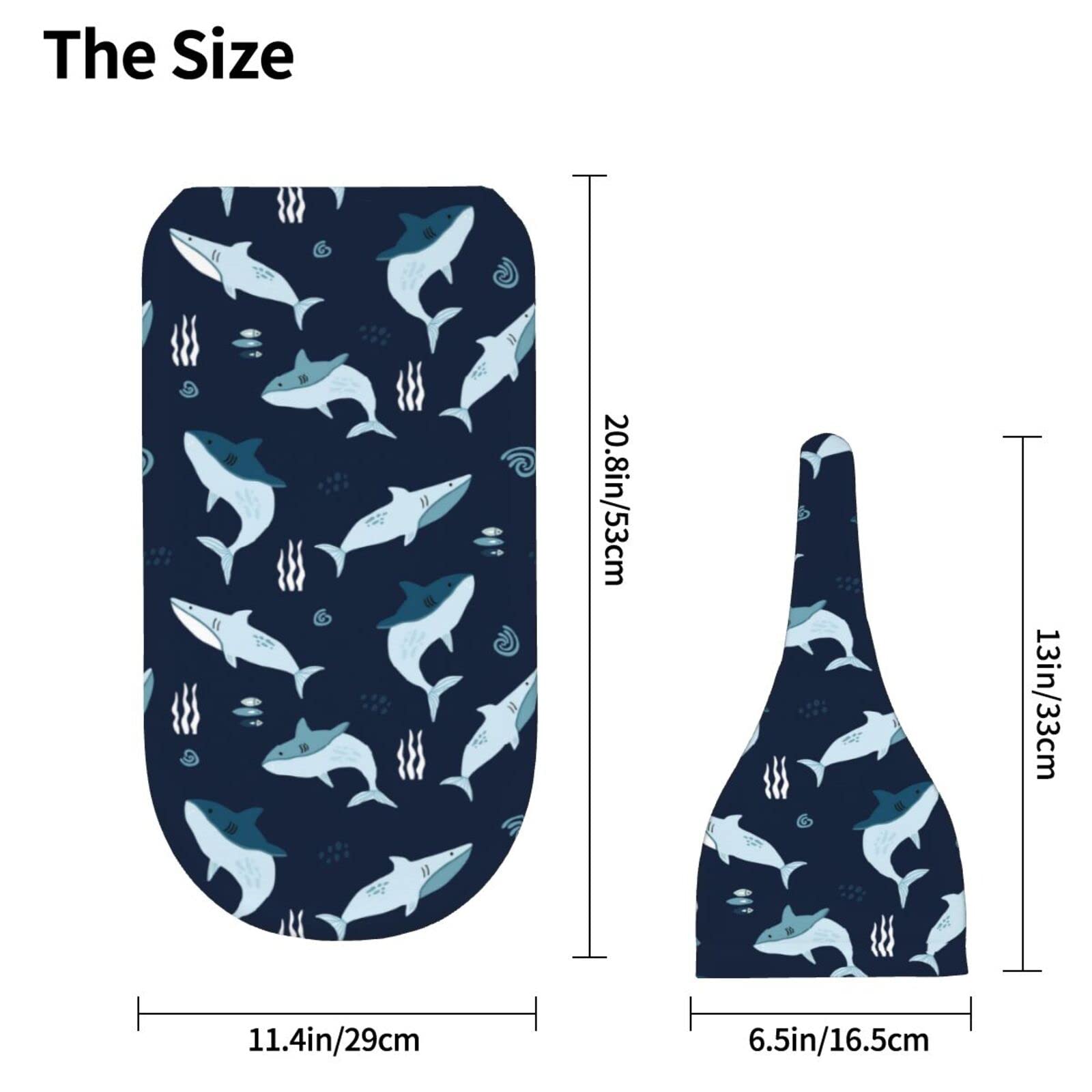 Osvbs Sharks Ocean baby gift set with hat, ideal for showers.