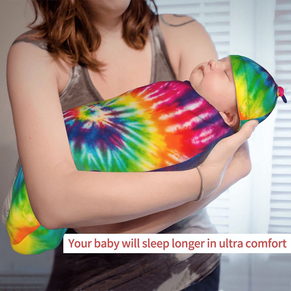 Osvbs Swaddle Set's stretchy material supports secure wrapping.