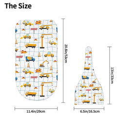 Osvbs trucks swaddle blanket close-up highlights premium fabric texture for comfort.