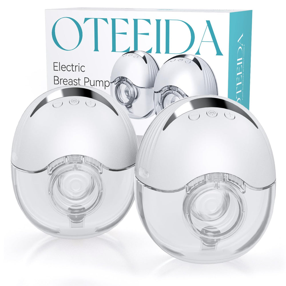 OTEEIDA MY-375 hands-free wearable pump shown for discreet daily use.