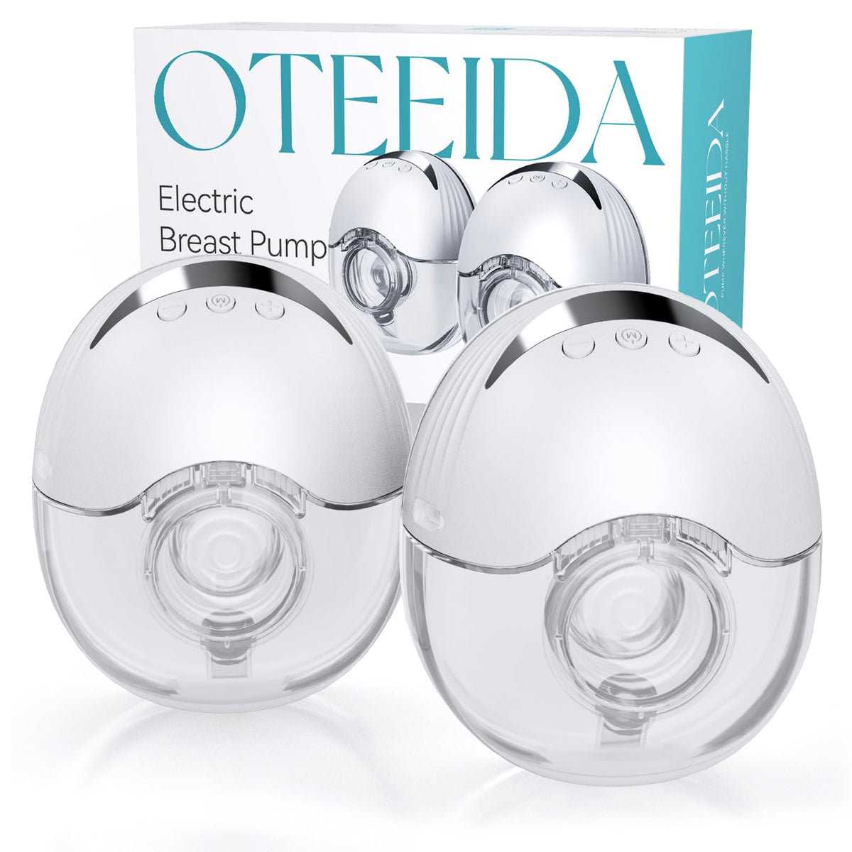 OTEEIDA MY-375 hands-free wearable pump shown for discreet daily use.