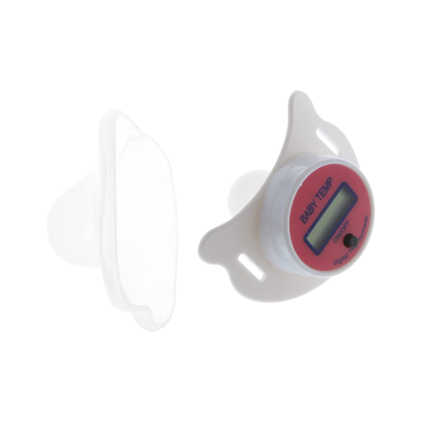OTGO baby temperature monitor pacifier pink supports effortless readings at home.
