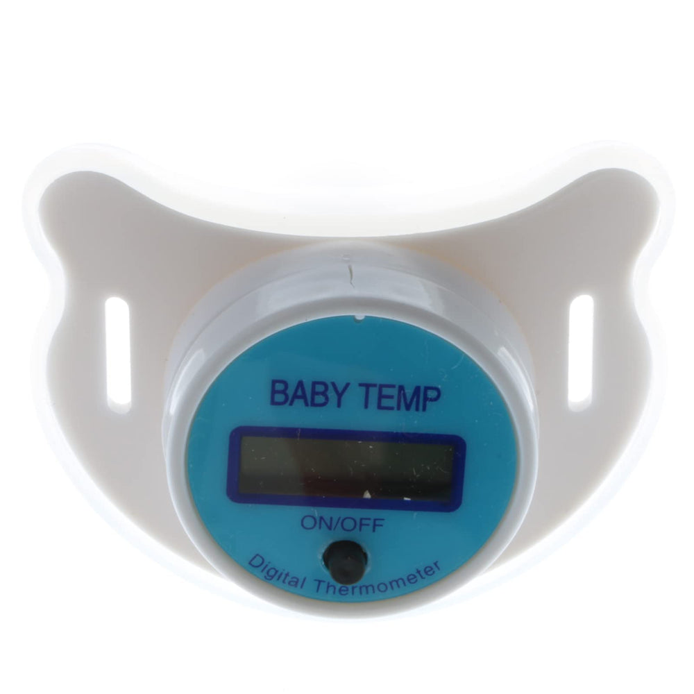 OTGO pacifier thermometer beep signal flags when measurement completes for easy care.